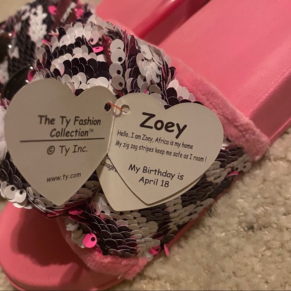Ty babies slides Zoey sequin reversible NWT Sz 4-6 - Picture 7 of 7